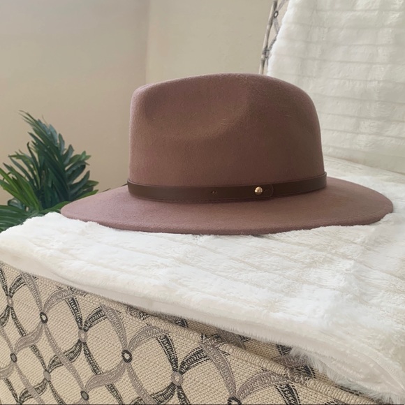 Wythe leather band felt hat Clearance